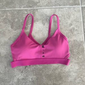 Pink Nike Padded Sports Bra